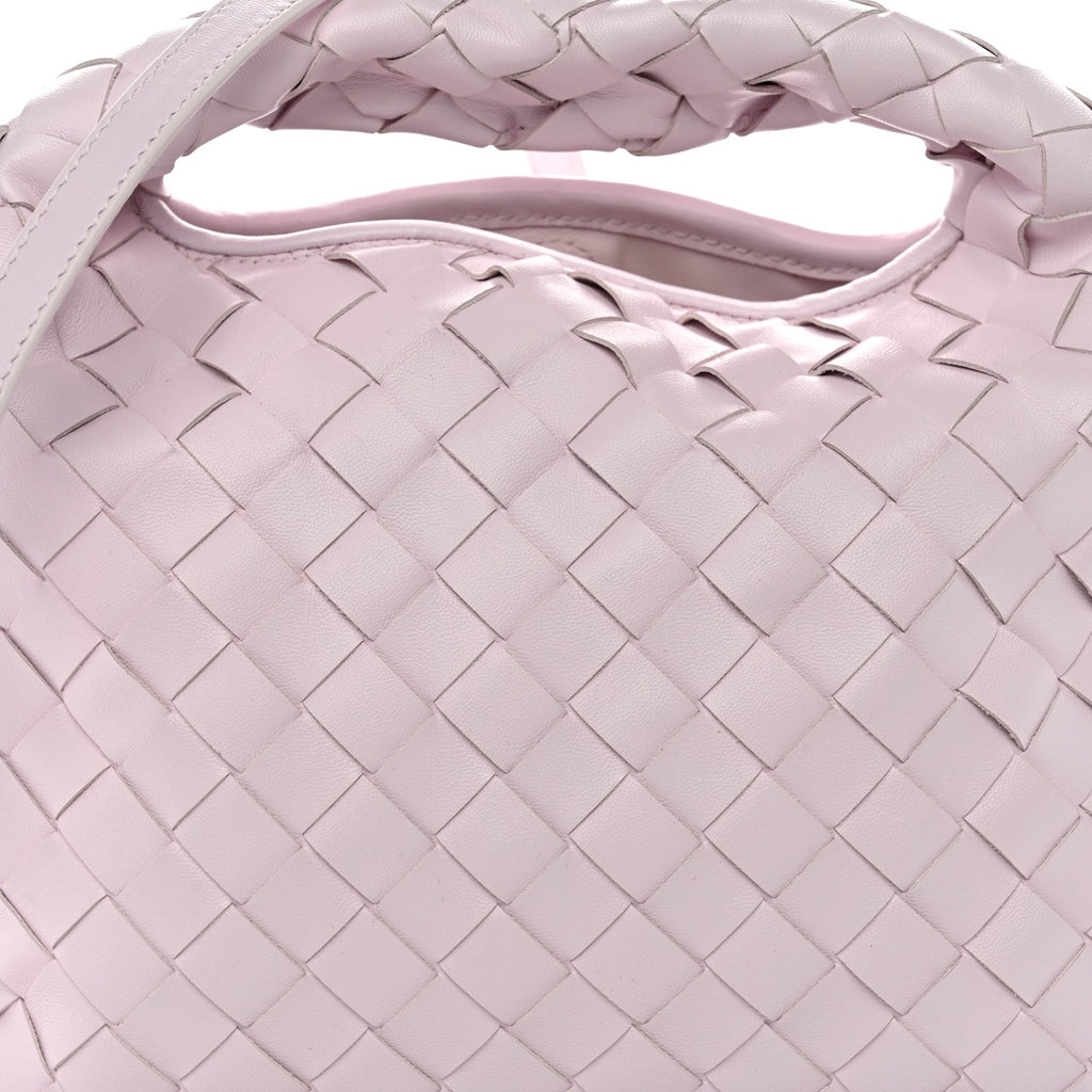 Calfskin Intrecciato Mini Hop Bliss Washed