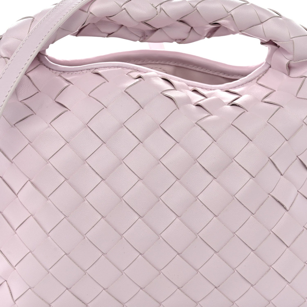 Calfskin Intrecciato Mini Hop Bliss Washed