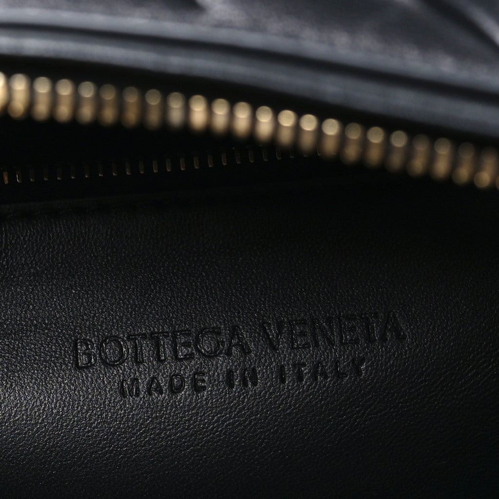 Nappa Intrecciato Gioco Top Handle Bag Black