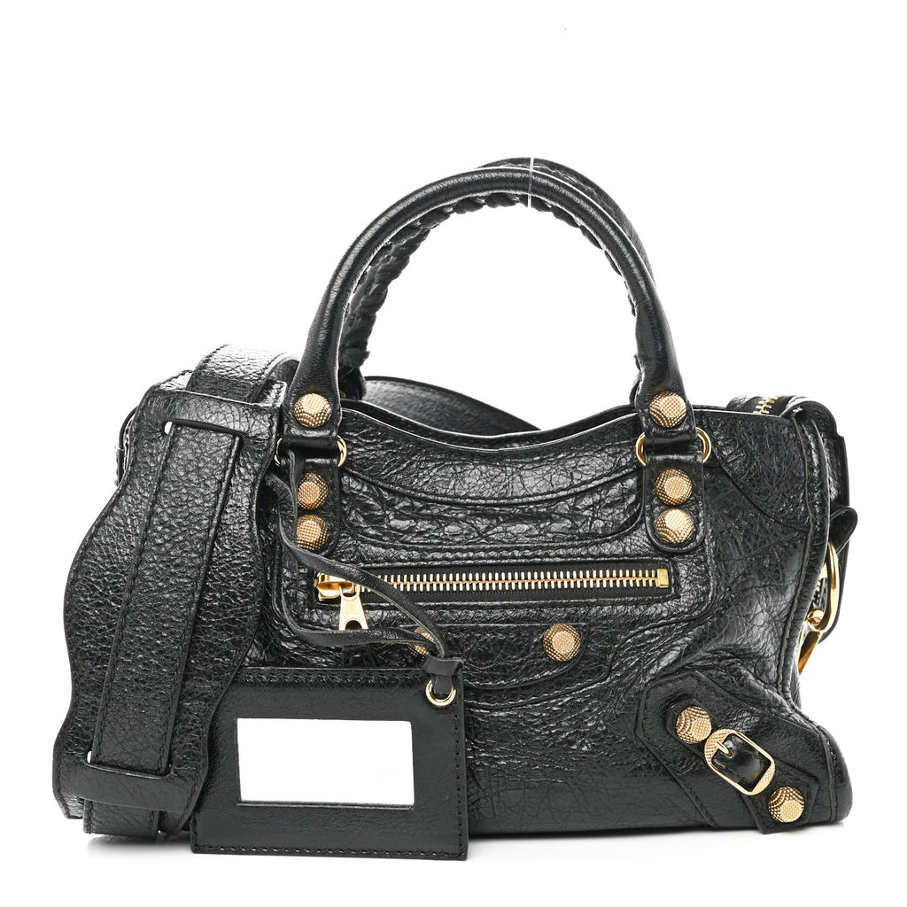 Agneau Giant 12 Gold Hardware Mini City Black