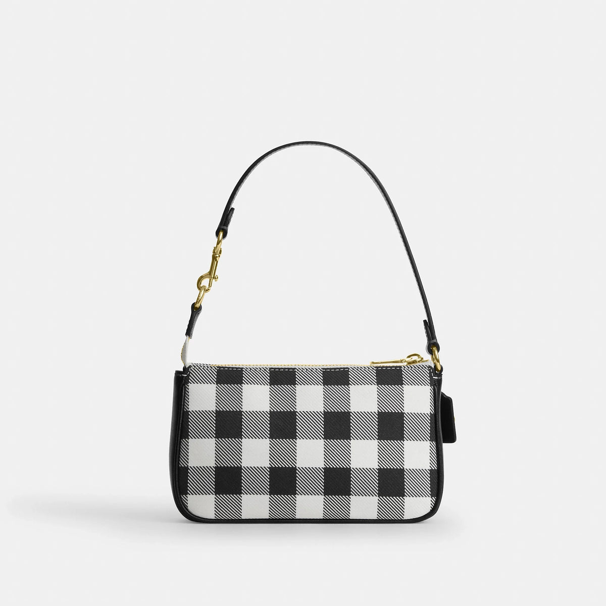 Coach Outlet Nolita 19 With Gingham Print And Charm