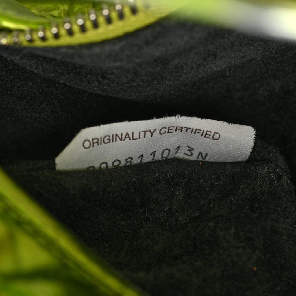 Metallic Crushed Calfskin Mini Jodie  Chlorophyll