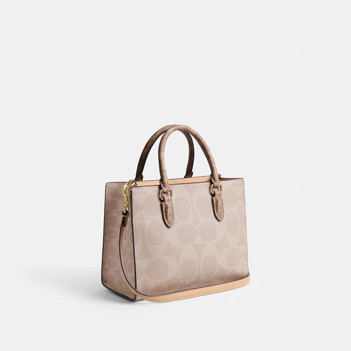 Coach Outlet Maggie Small Tote Bag In Blocked Signature Canvas