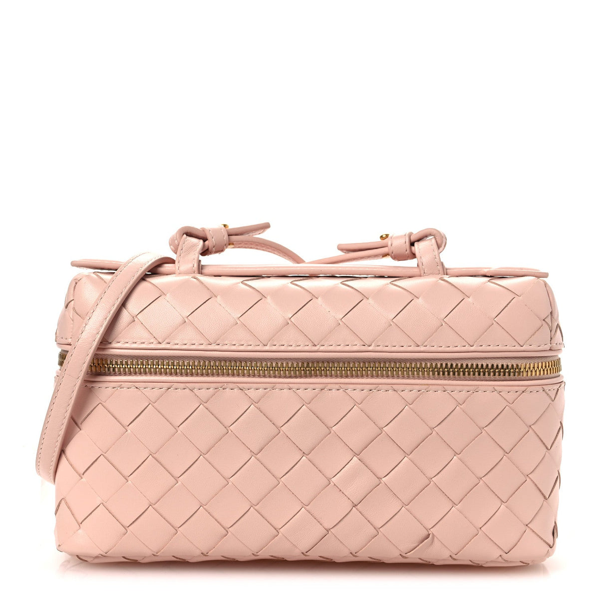 Calfskin Intrecciato Bang Bang Vanity Case Cameo