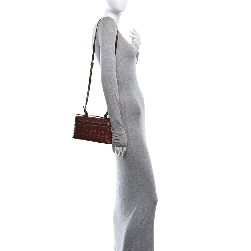 Nappa Intrecciato Bang Bang Vanity Case Sapele