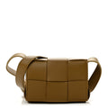 Lambskin Maxi Intrecciato Extra Mini Cassette Crossbody Bag Acorn