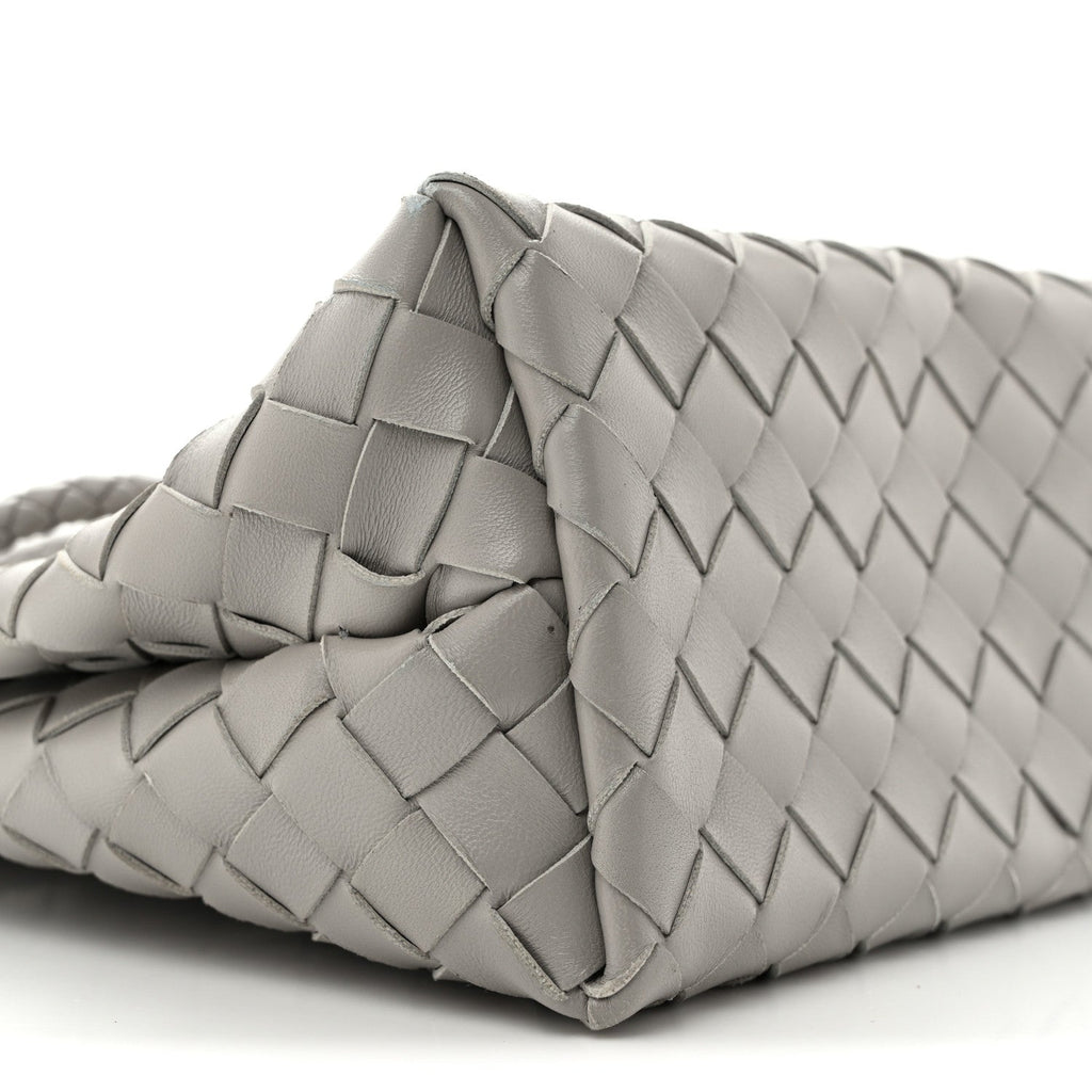Nappa Intrecciato Small Andiamo Shoulder Bag Sterling