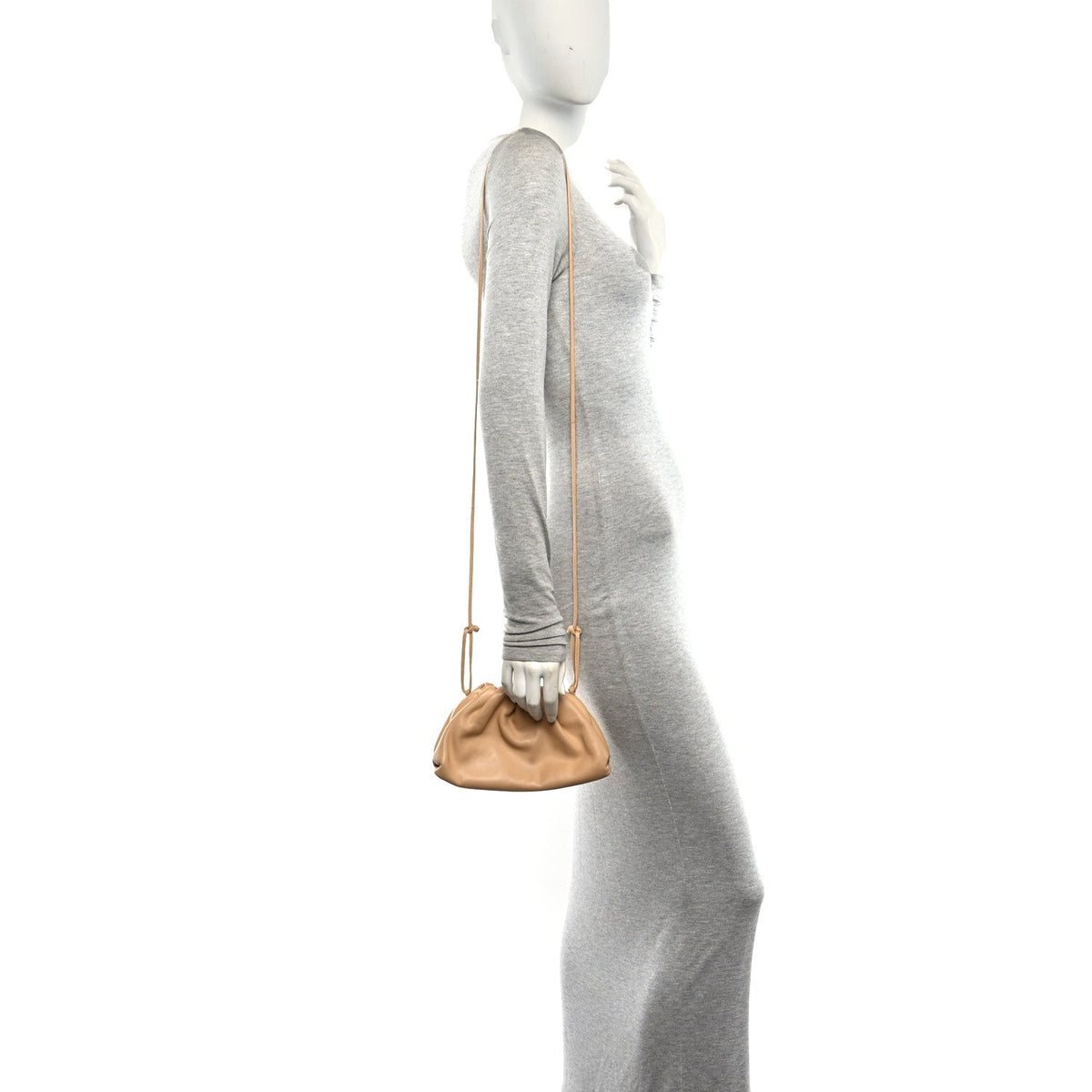 Butter Calfskin The Mini Pouch Almond