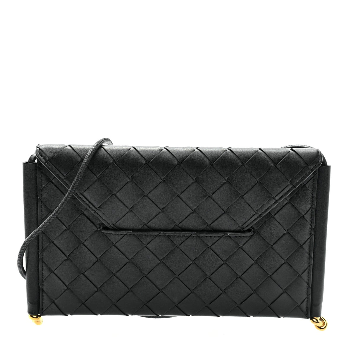 Calfskin Intrecciato Solstice Phone Pouch Nocturnal