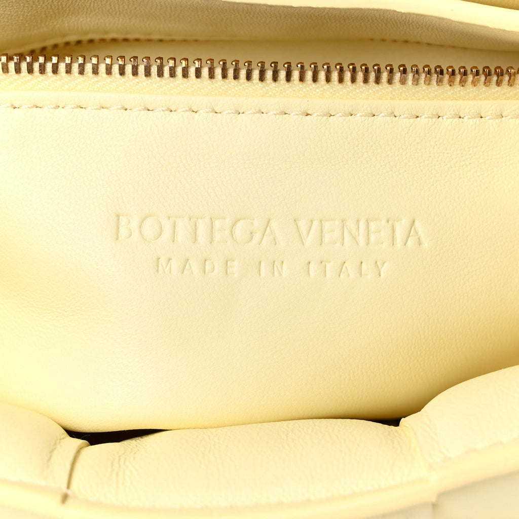 Nappa Maxi Intrecciato Padded Cassette Crossbody Bag Zest