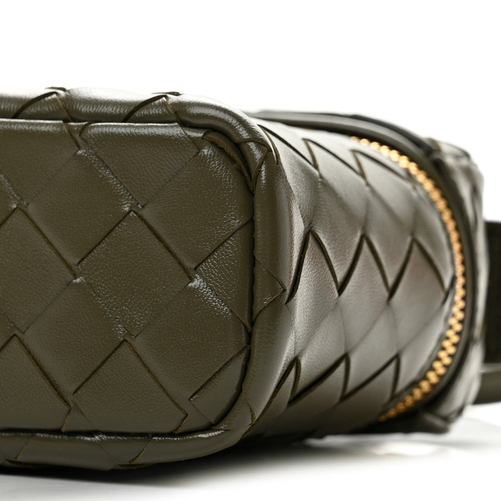 Calfskin Intrecciato Bang Bang Vanity Case Cypress