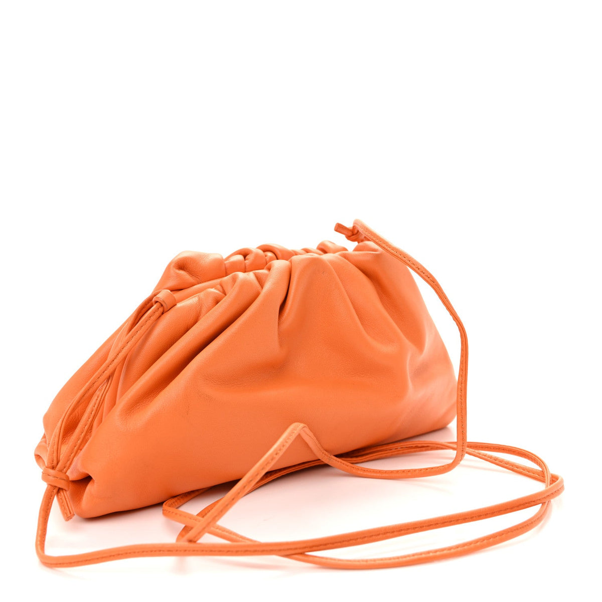 Butter Calfskin The Mini Pouch Light Orange