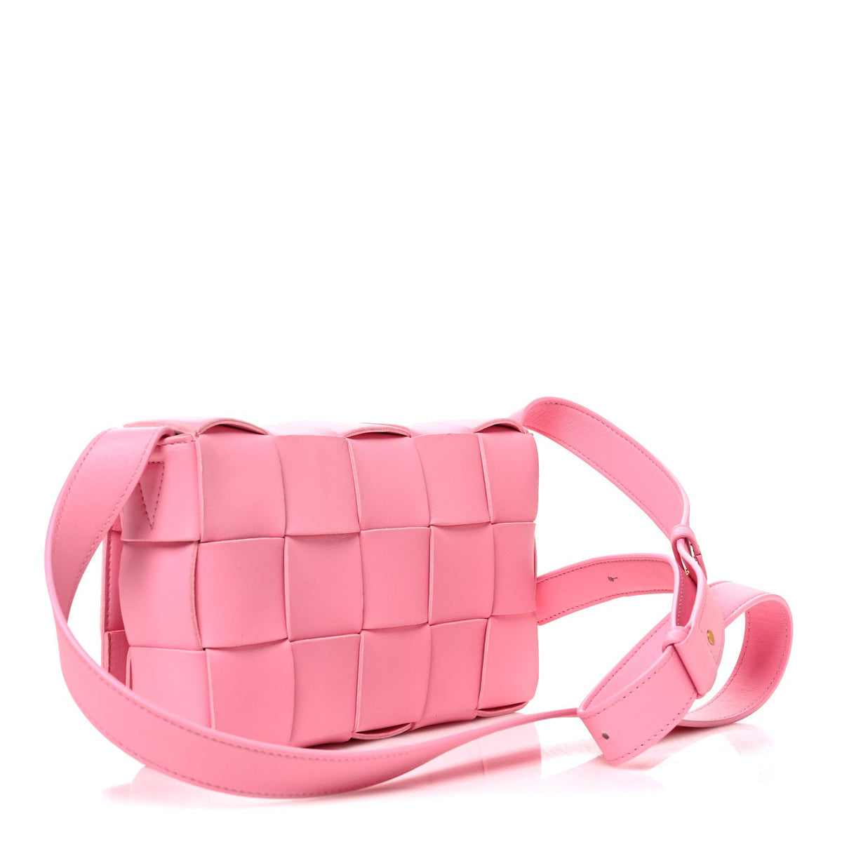 Lambskin Maxi Intrecciato Cassette Crossbody Bag Ribbon