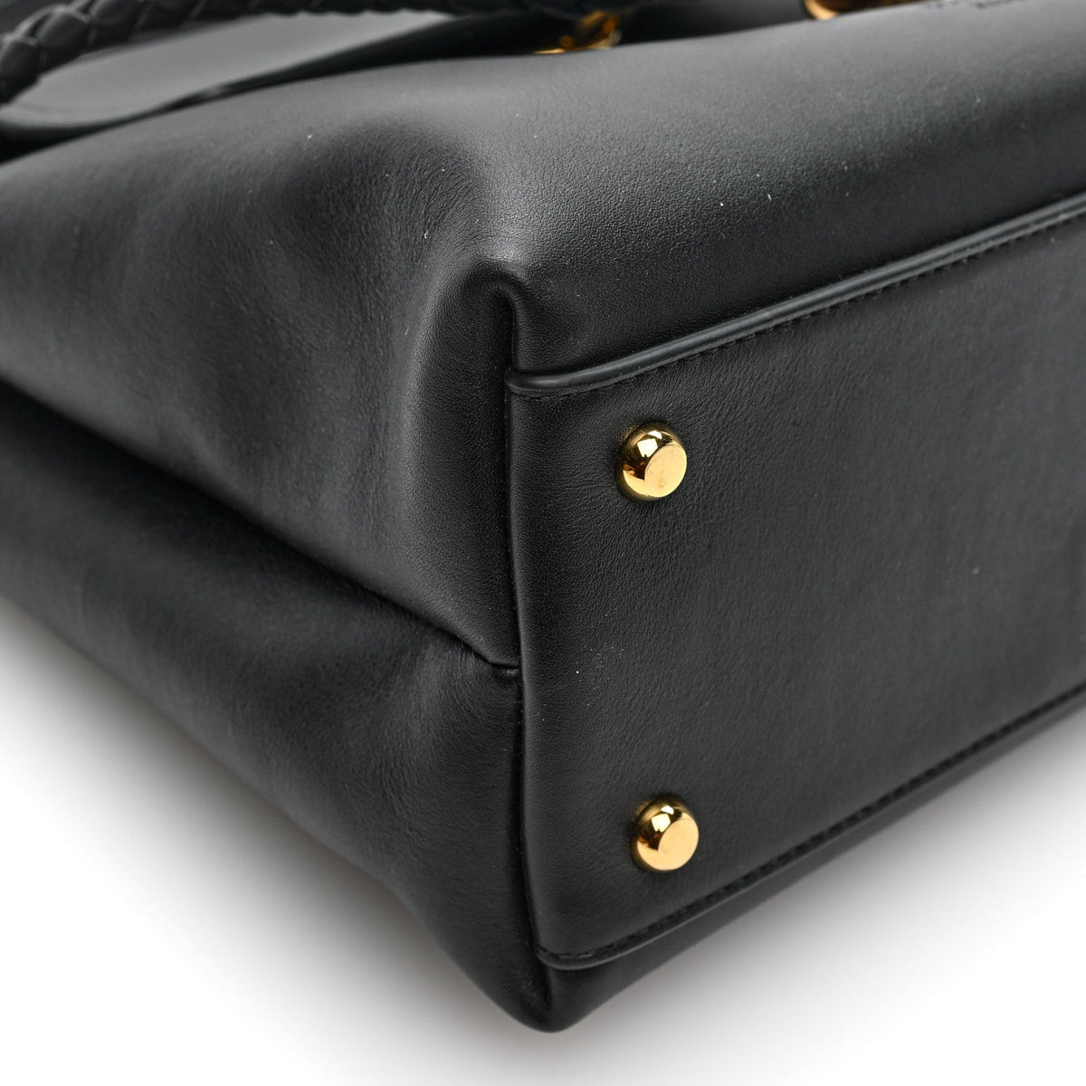 Silky Calfskin Small Ciao Ciao Black