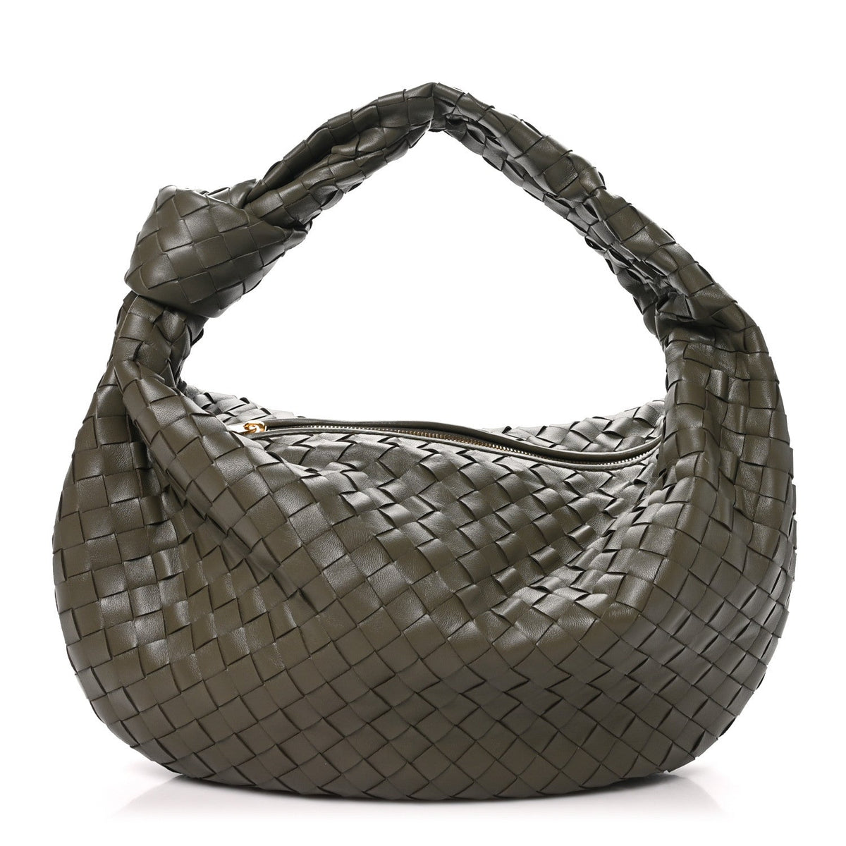 Nappa Intrecciato Small Jodie Cypress
