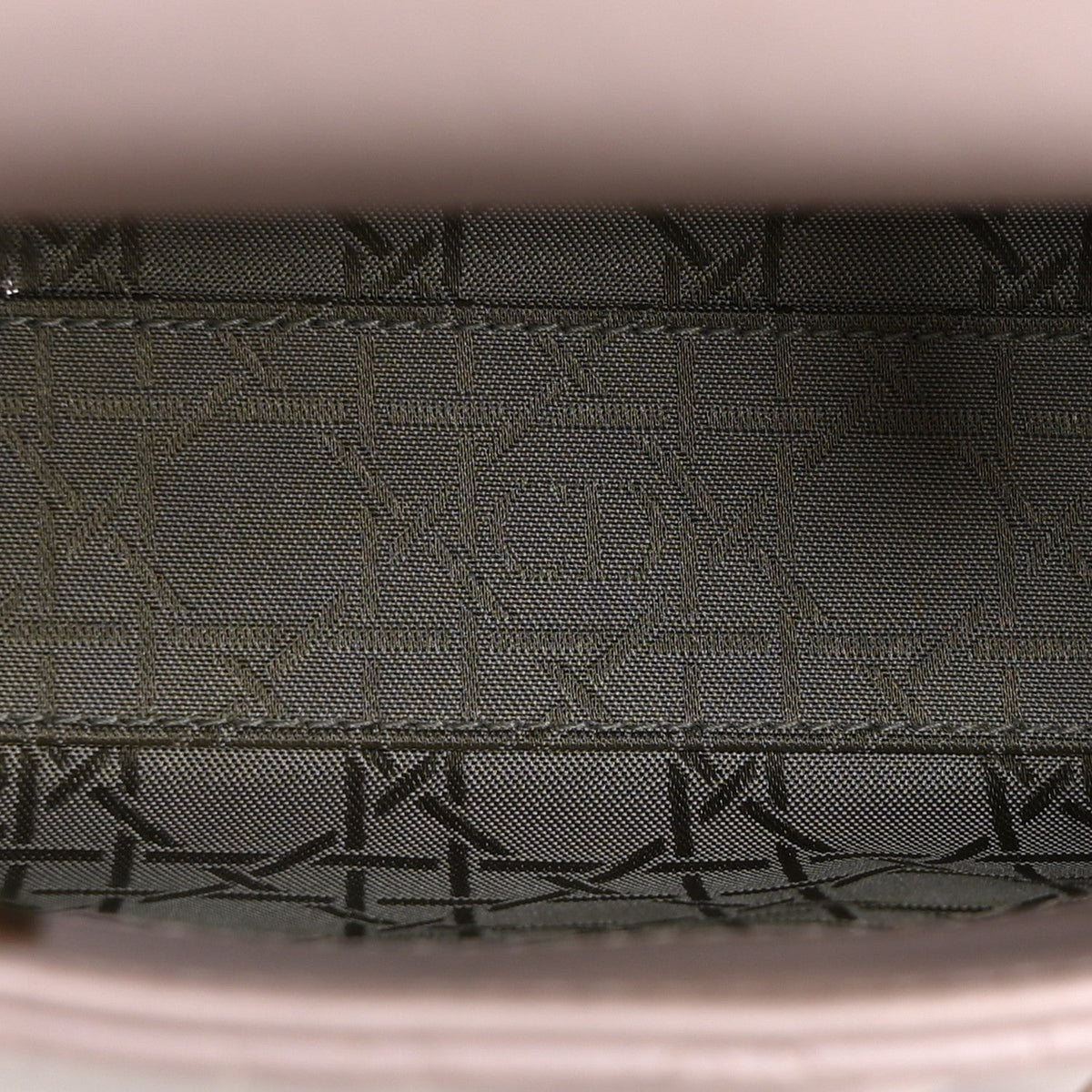 Metallic Lambskin Cannage Mini Lady Dior Lotus