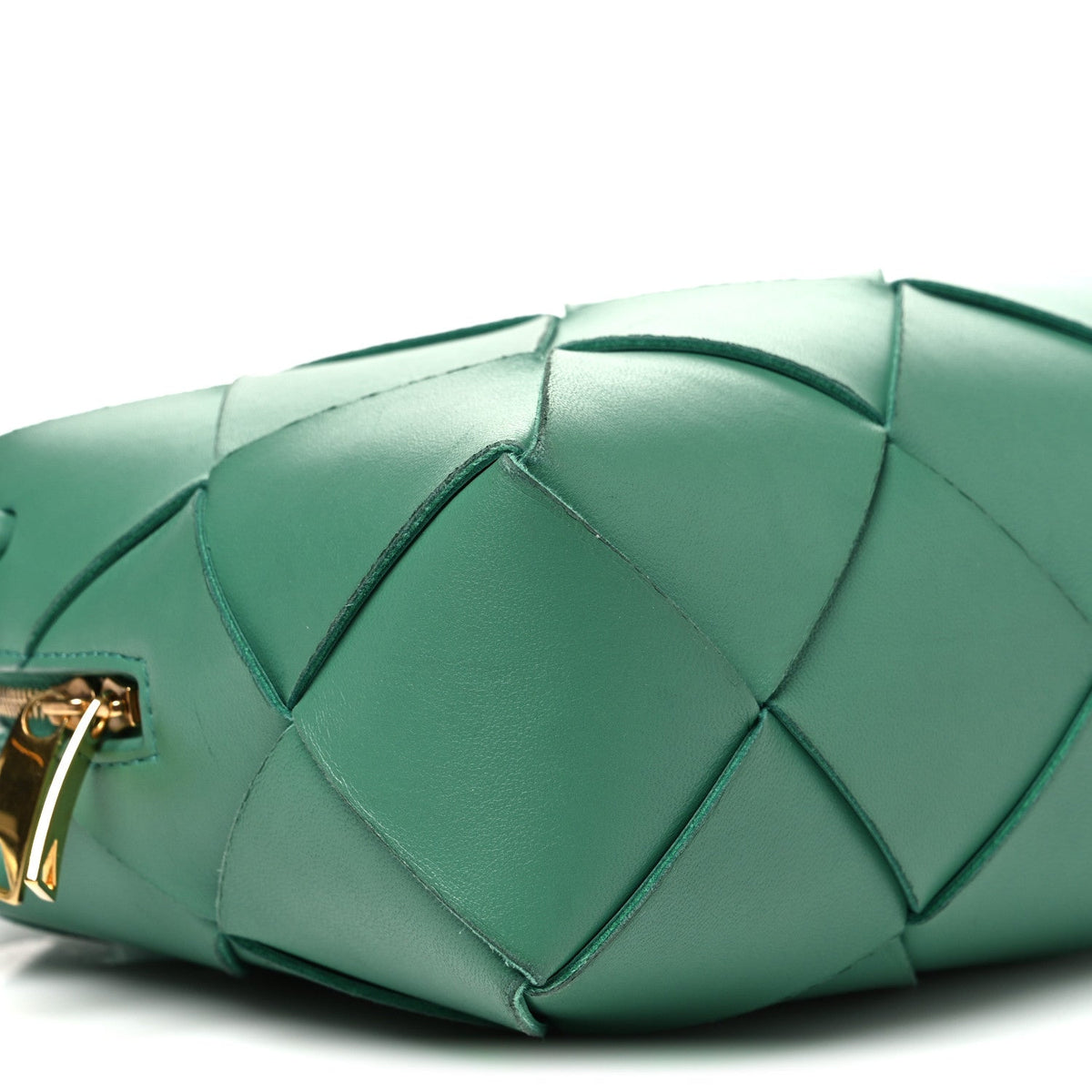 Lambskin Maxi Intrecciato Small Cassette Camera Bag Mermaid