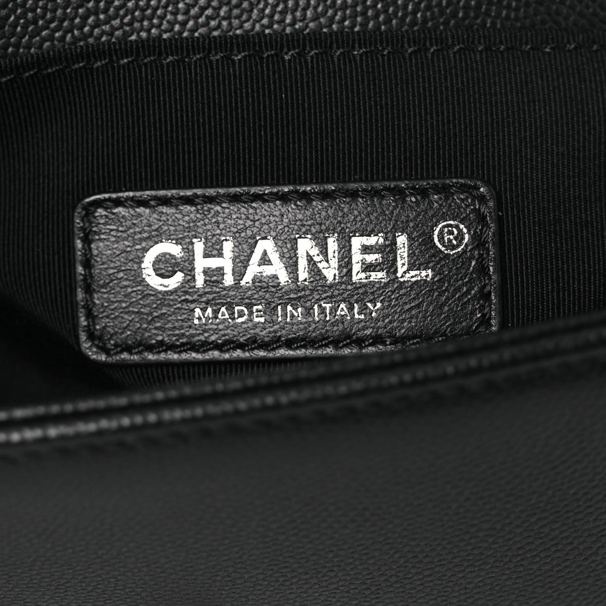 Caviar Quilted Small Boy Flap So Black