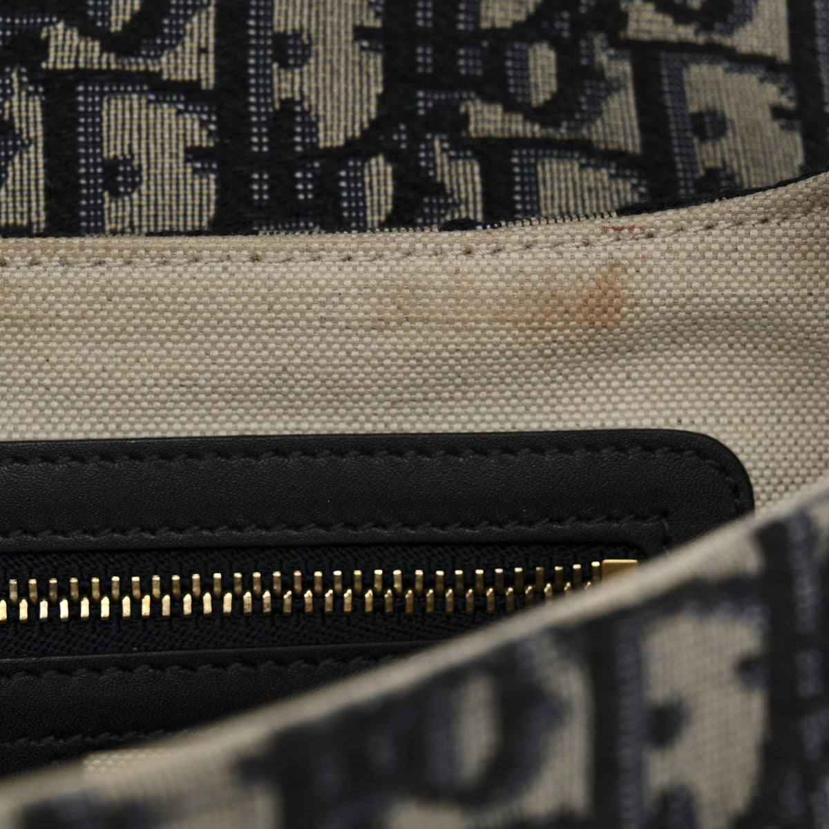 Oblique Saddle Bag Blue