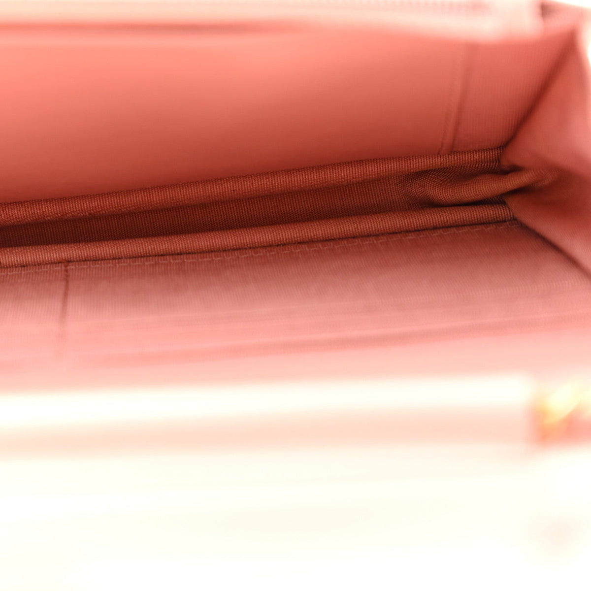 Caviar Quilted Boy Wallet On Chain WOC Pink