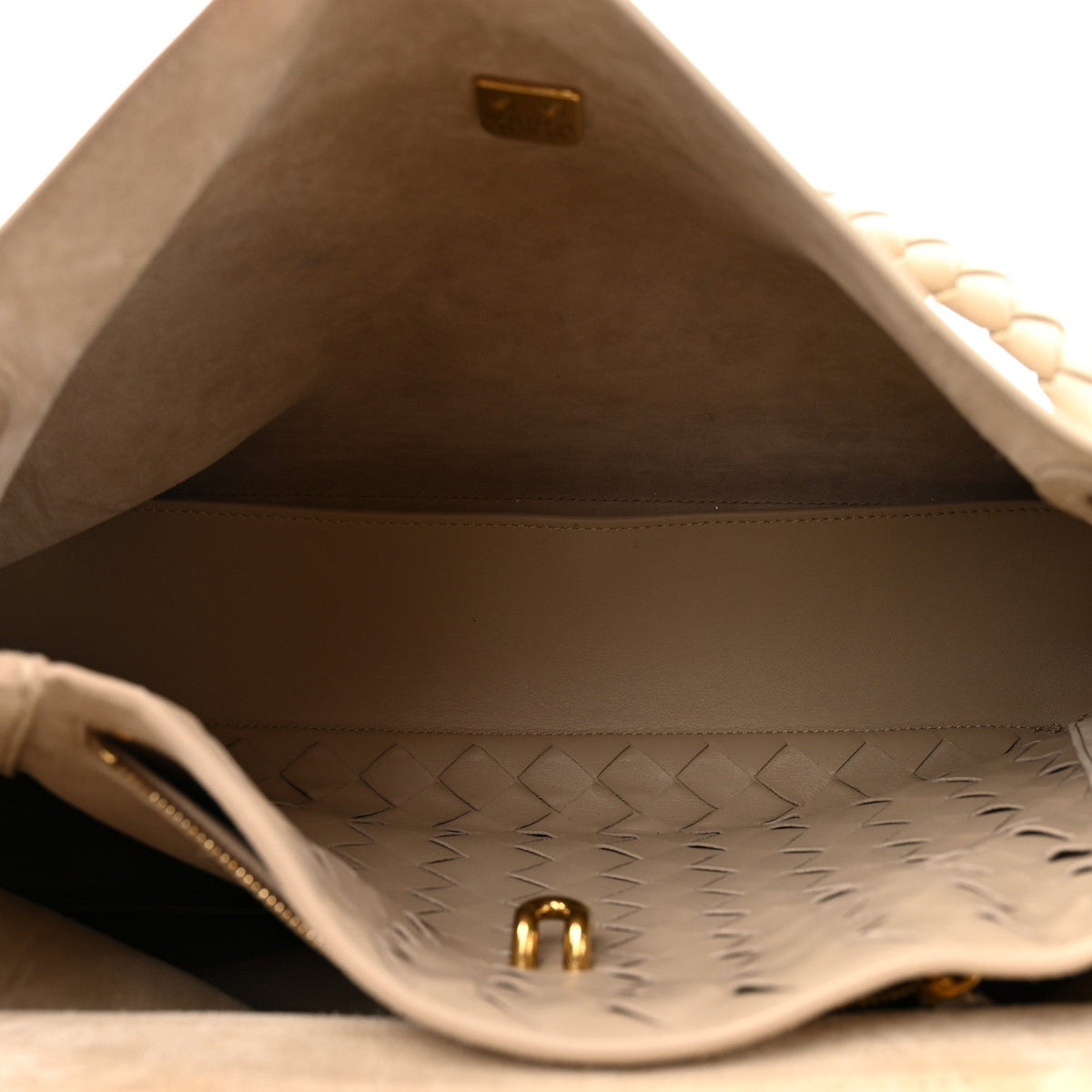Silky Calfskin Medium Ciao Ciao Ecru