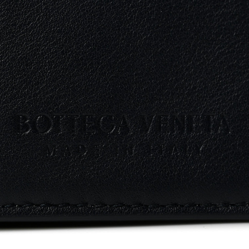 Calfskin Intrecciato Pinacoteca Reversible Tote Midnight Basalt