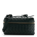Nappa Intrecciato Bang Bang Vanity Case Emerald Green