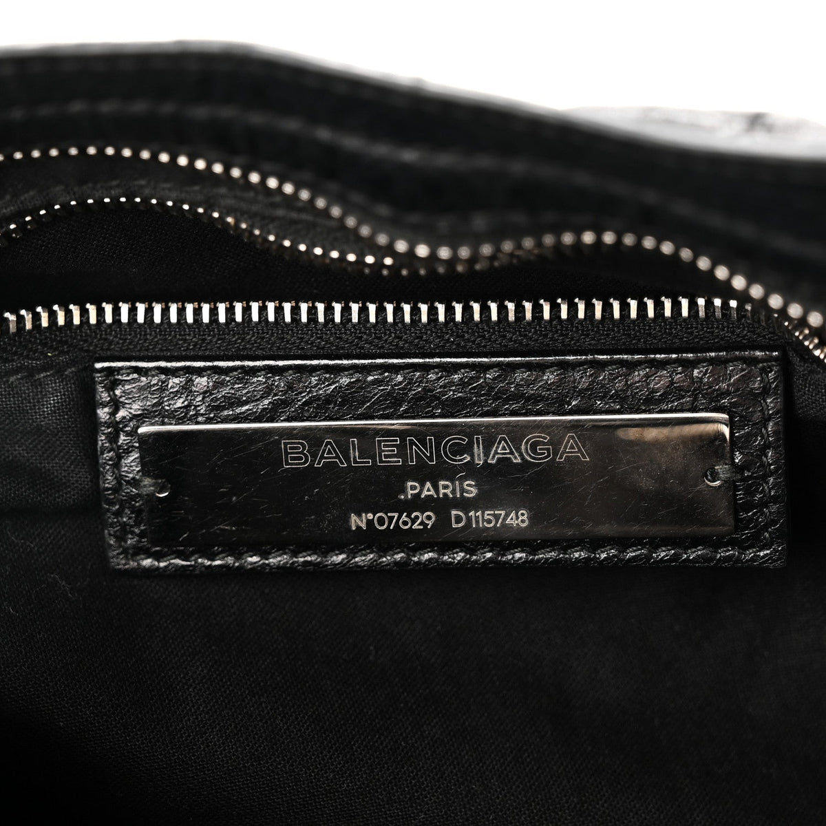 Agneau Classic Silver Hardware City Black