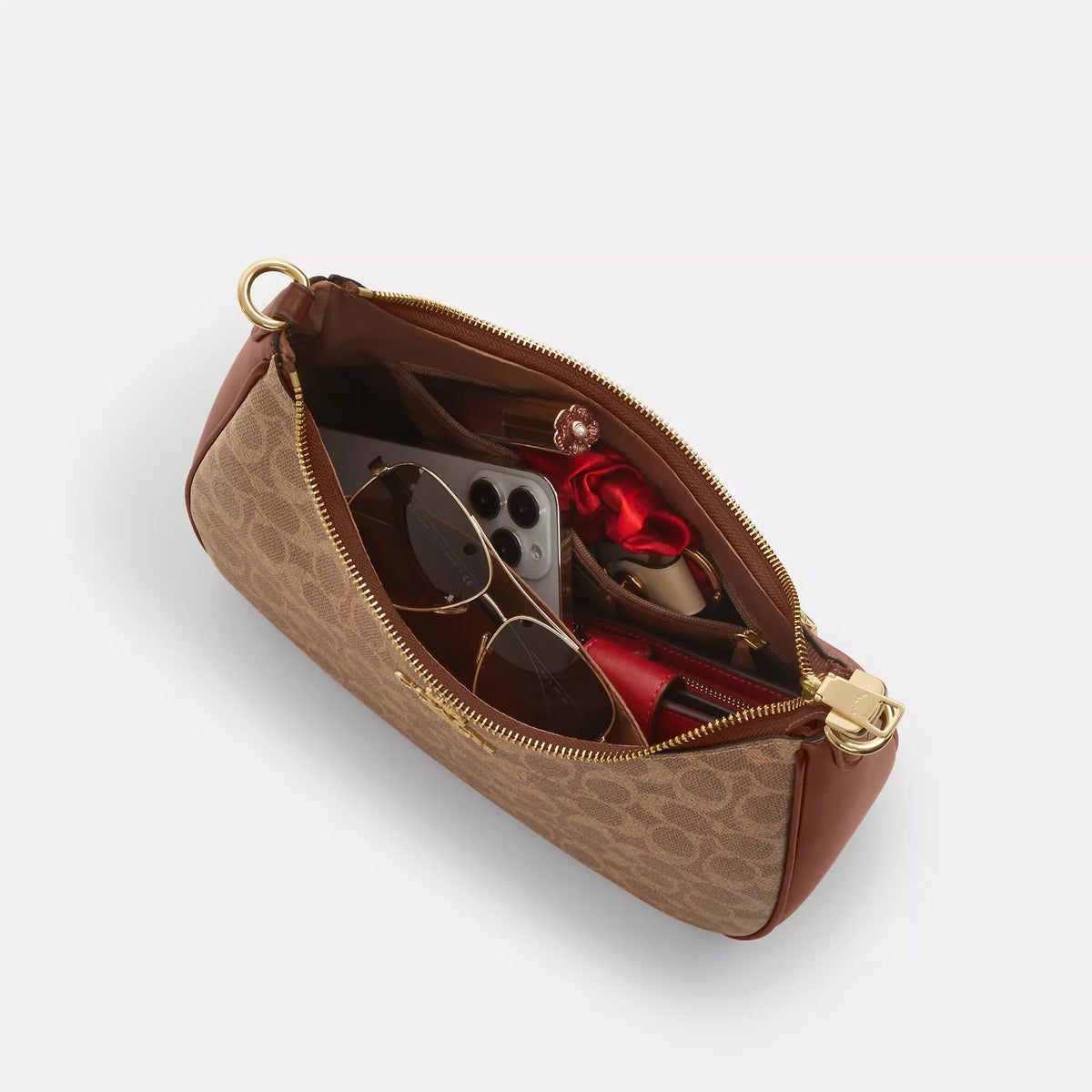 Coach Outlet Teri Hobo Bag In Signature Canvas