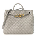Nappa Intrecciato Small Andiamo Shoulder Bag Sterling