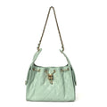 Caviar Quilted Small Chanel 25 Handbag Light Green