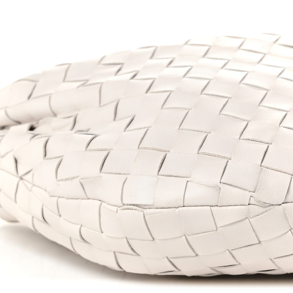 Nappa Intrecciato Teen Jodie Hobo White
