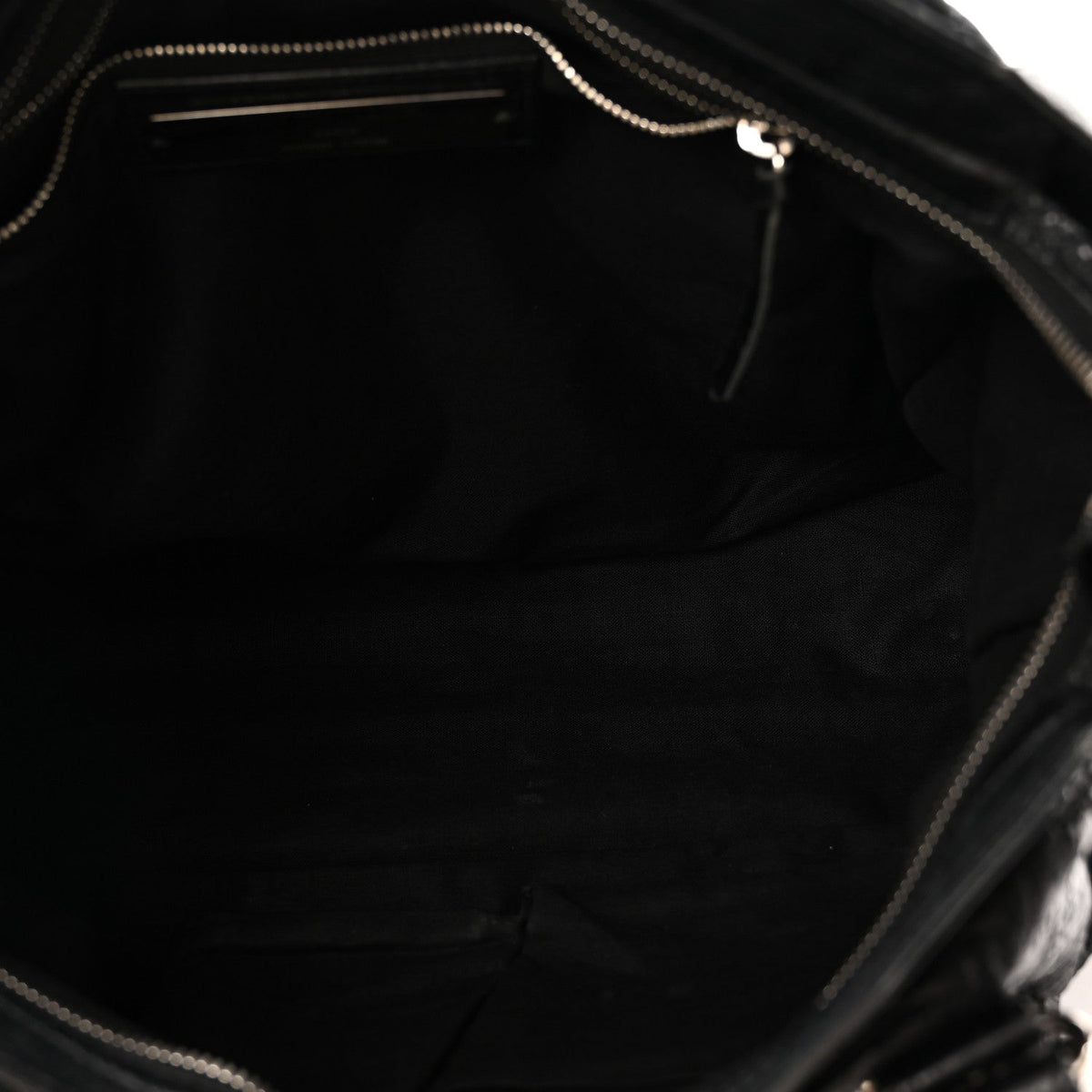 Agneau Classic Silver Hardware City Black