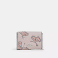 Coach Outlet Mini Wallet On A Chain With Sparkly Butterfly Print
