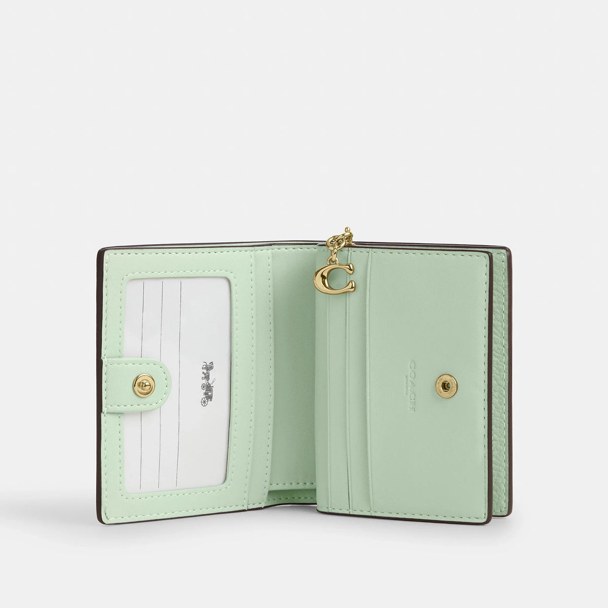Coach Outlet Snap Wallet With Floral Print