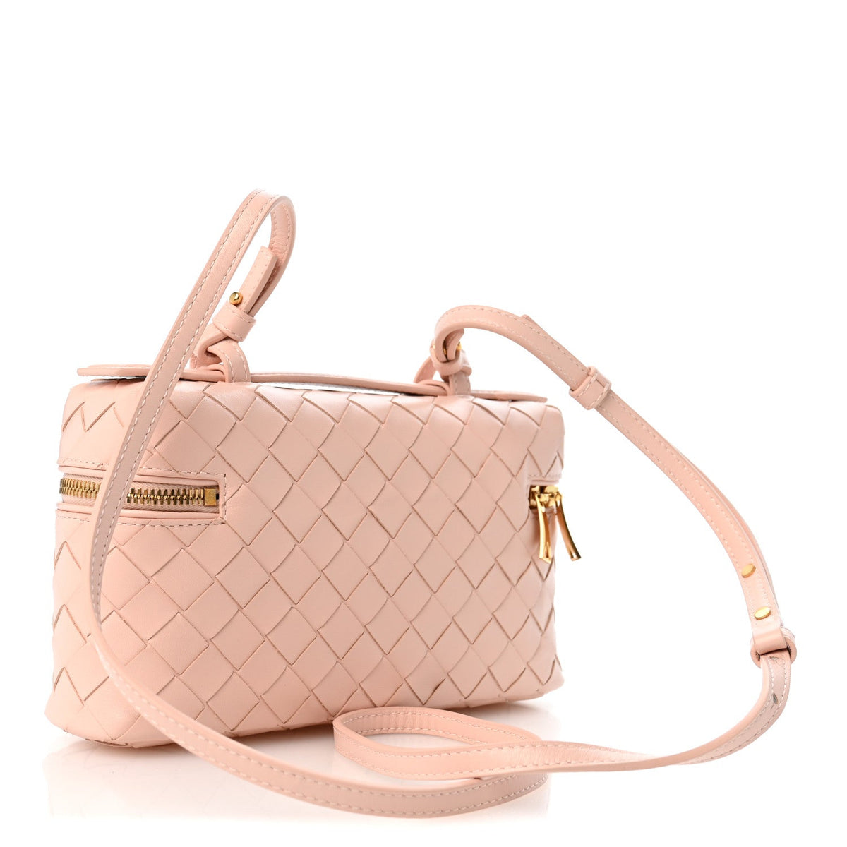 Calfskin Intrecciato Bang Bang Vanity Case Cameo