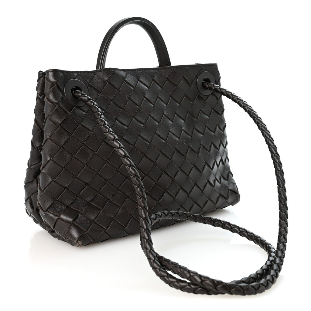 Nappa Intrecciato Small Andiamo Shoulder Bag Fondant