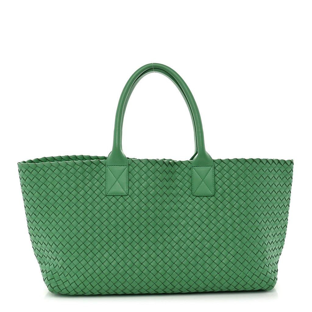 Nappa Intrecciato Medium Cabat Green