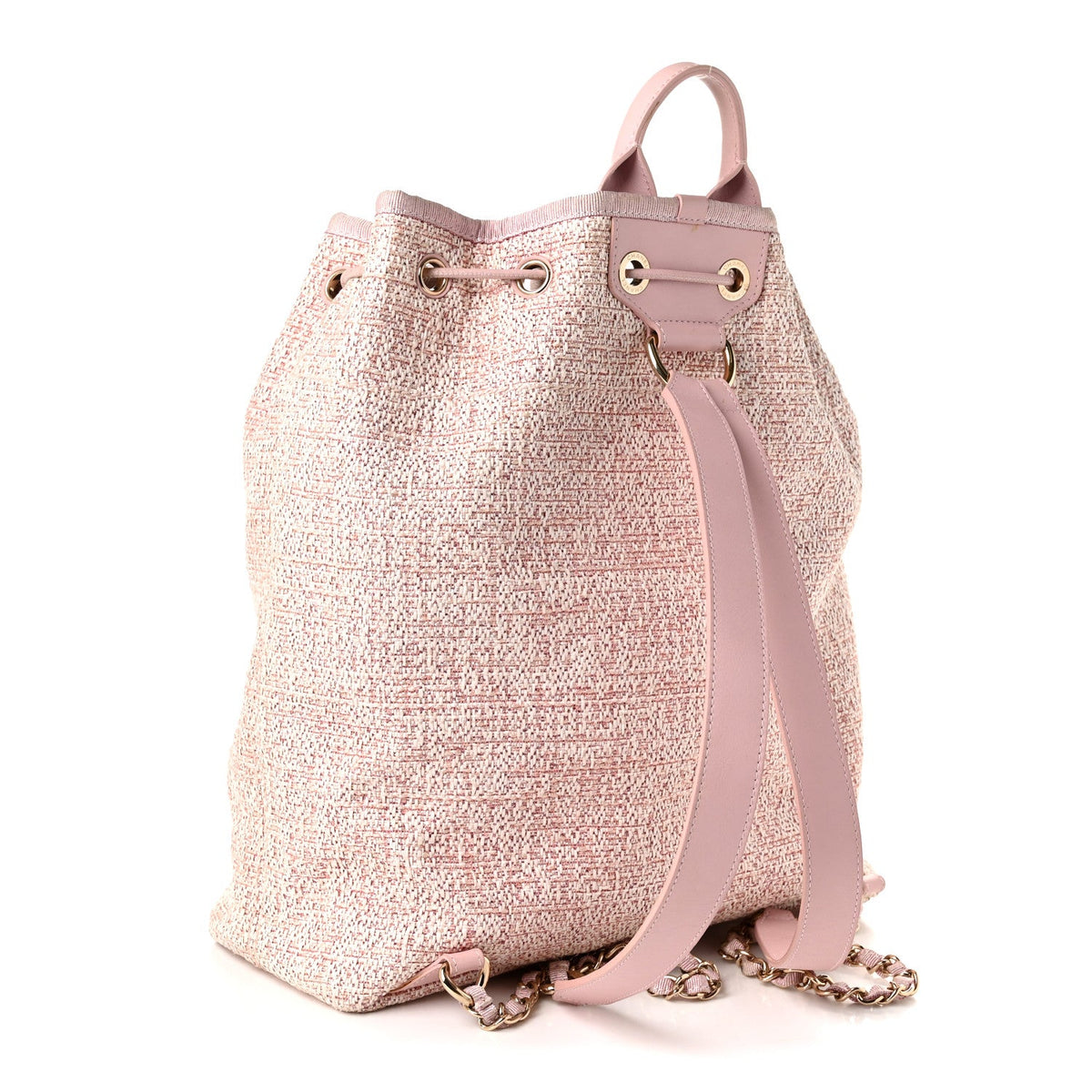 Canvas Large Deauville Backpack Pink