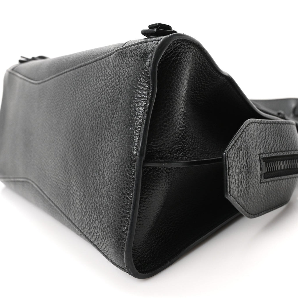 Grained Calfskin Neo Classic Black Hardware S City Black