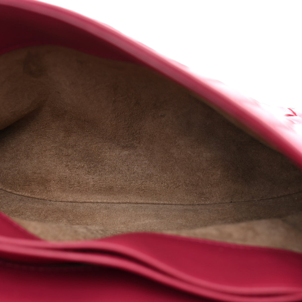 Nappa Intrecciato Baby Olimpia Shoulder Bag China Red