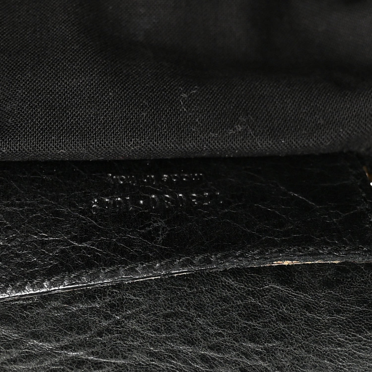 Agneau Giant 21 Gold Hardware Work Black