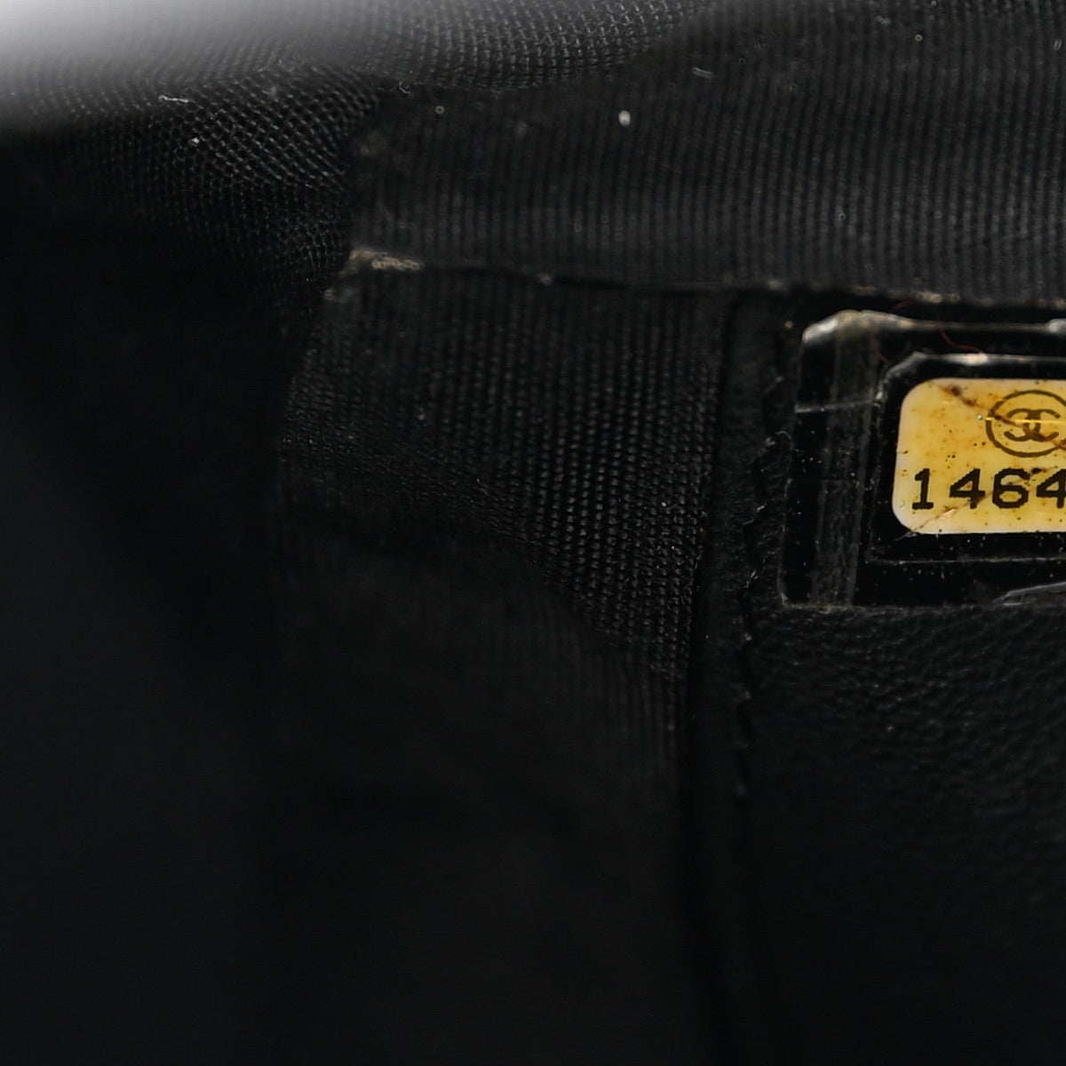 Lambskin Timeless CC Wallet On Chain WOC Black