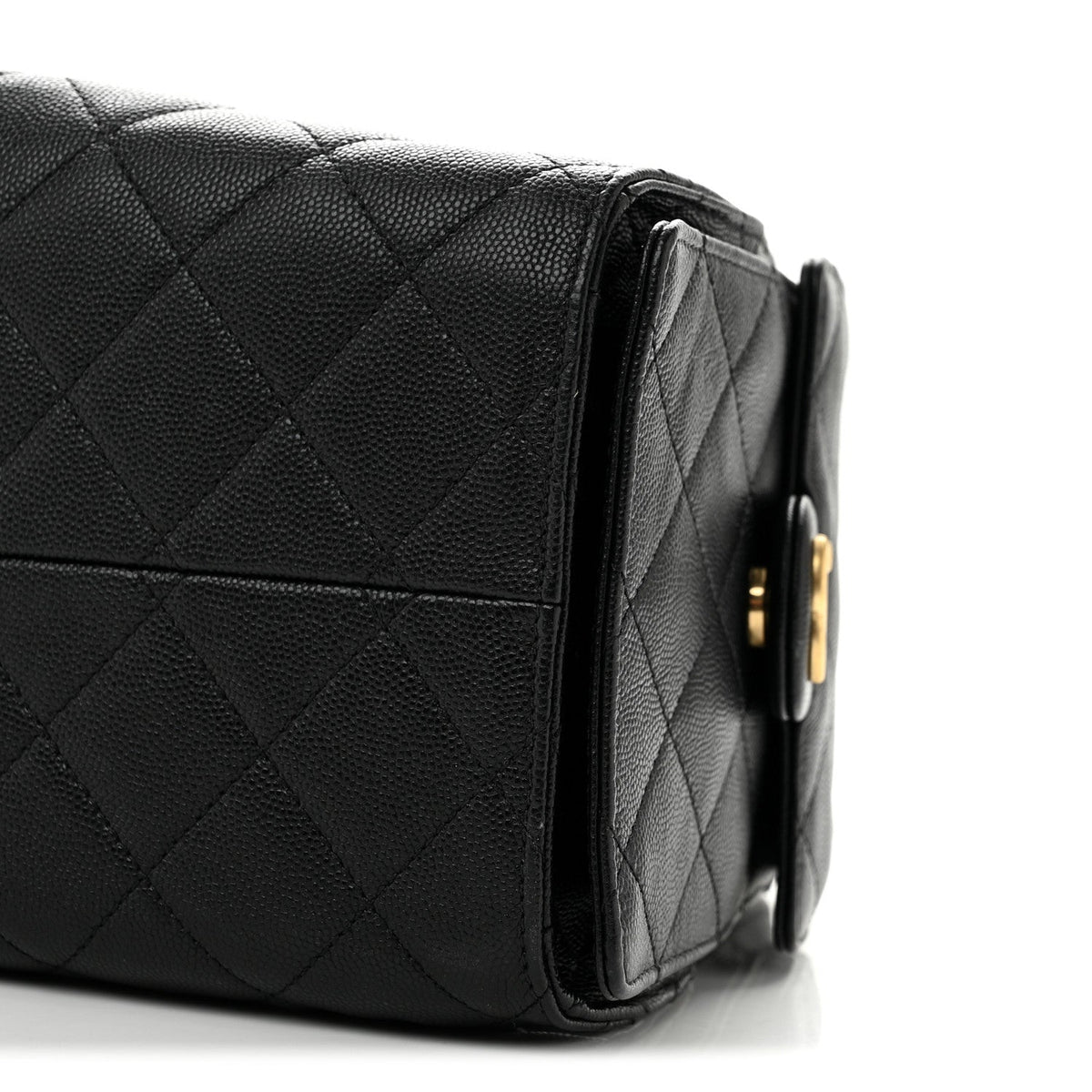 Caviar Quilted Small Chanel 25 Handbag Black