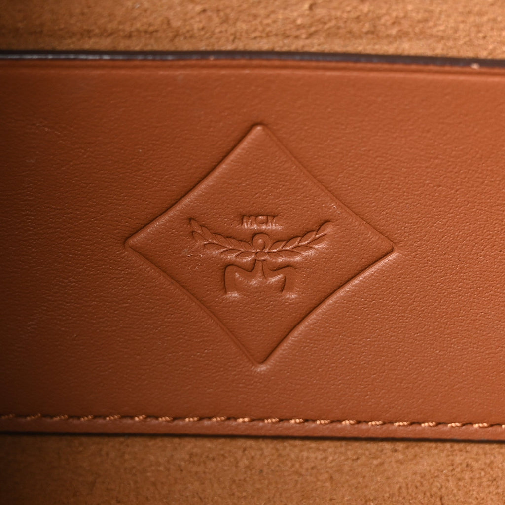 Lauretos Nappa Mini Ella Boston Bag Cognac