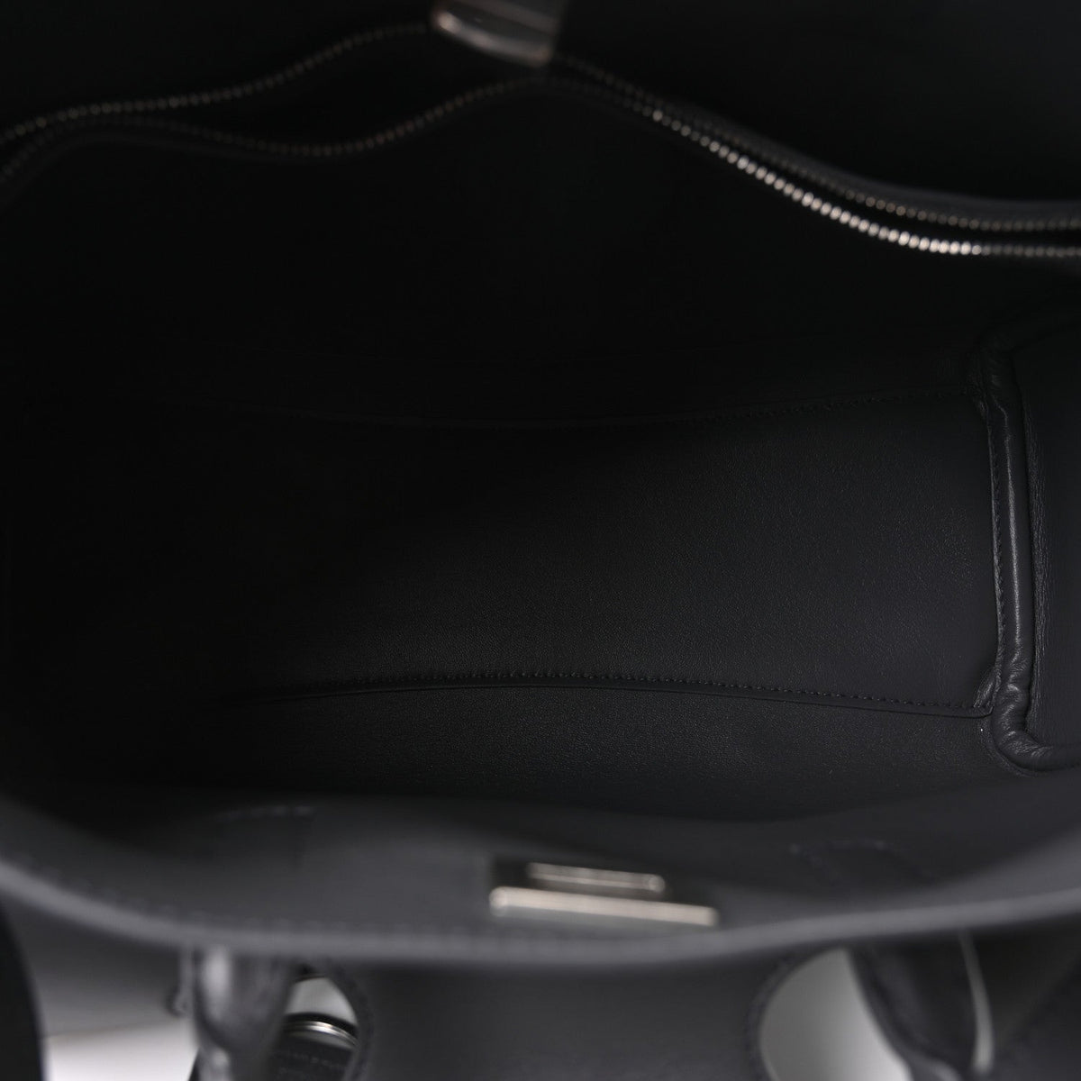 Smooth Calfskin Small Bel Air Carry All Bag Grey