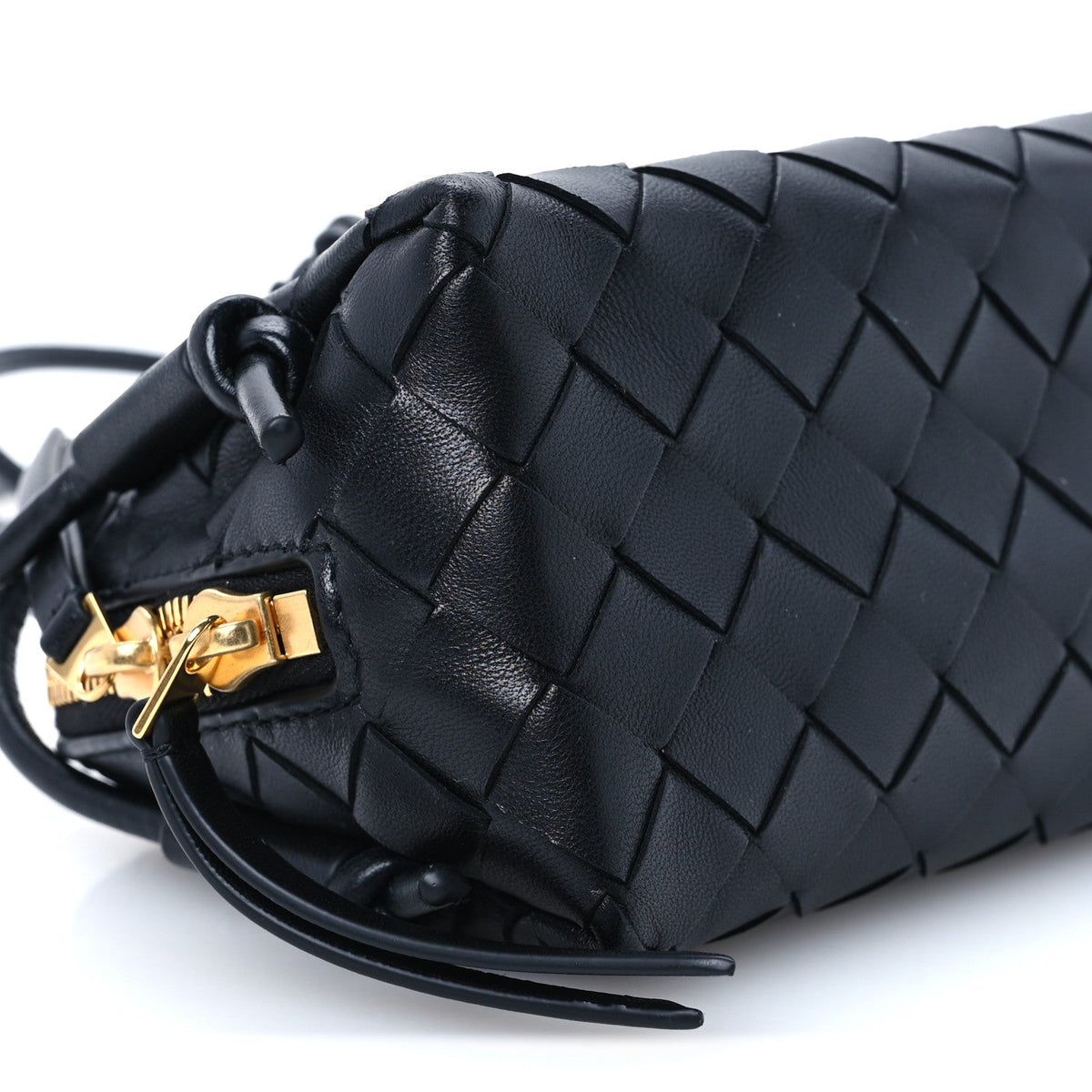 Nappa Intrecciato Concert Pouch Black
