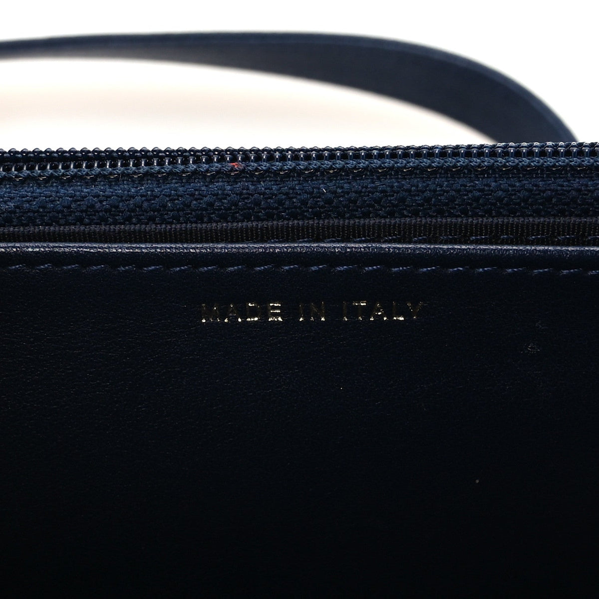 Caviar Quilted Boy Wallet On Chain WOC Navy
