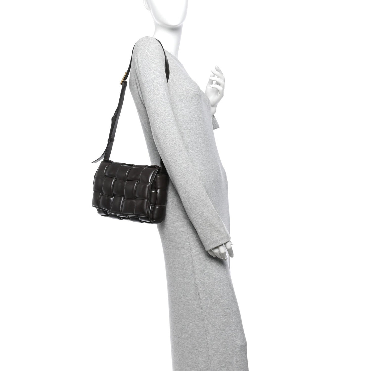 Nappa Maxi Intrecciato Padded Cassette Crossbody Bag Fondant