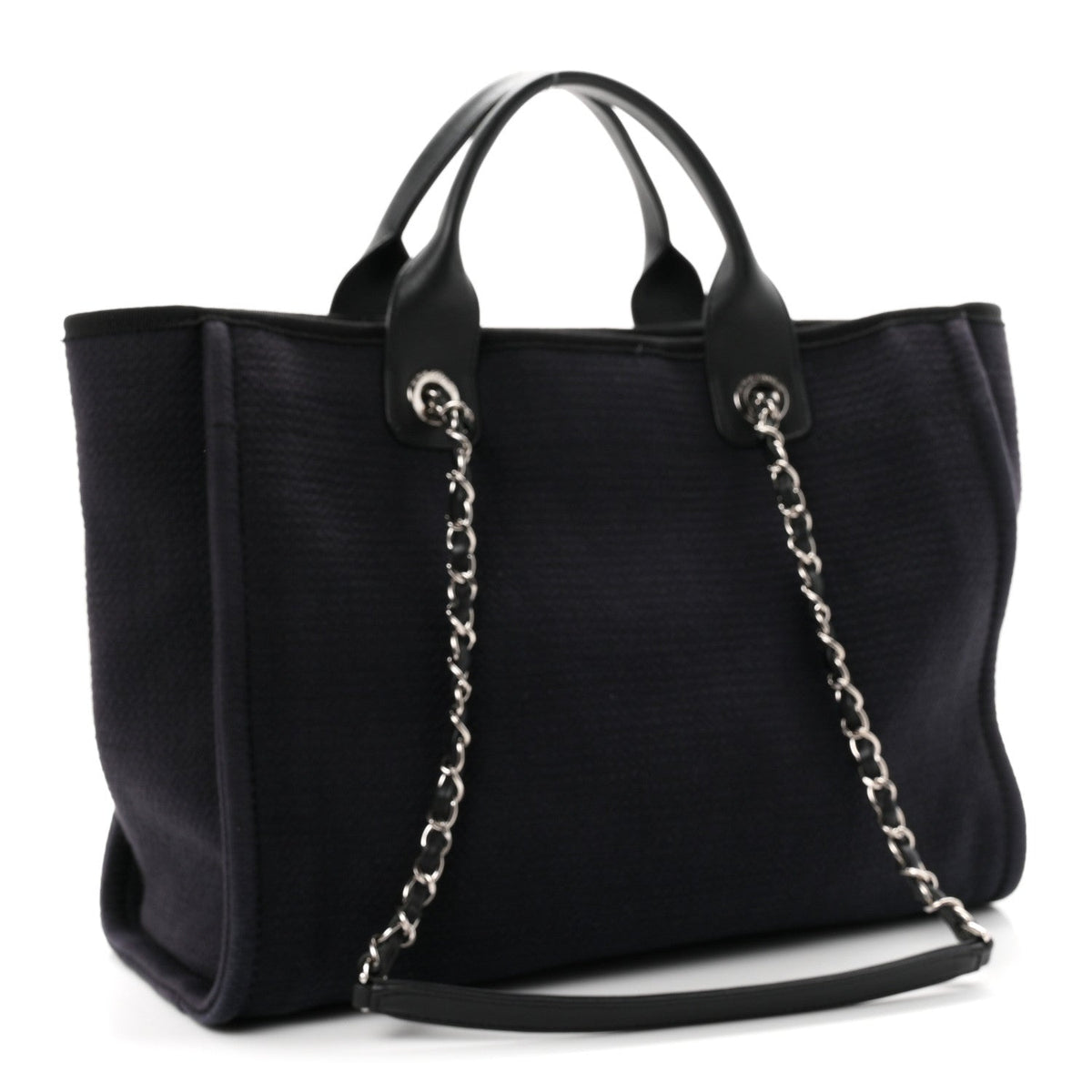 Mixed Fibers Small Deauville Tote Black